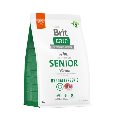 Brit Care Perro Hypoallergenic Senior - Cordero y Arroz 3kg